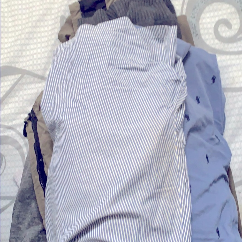 Polo and St John’s Bay shorts
